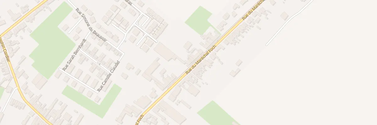 Plan du 157 Rue du Marêchal Foch à Carvin