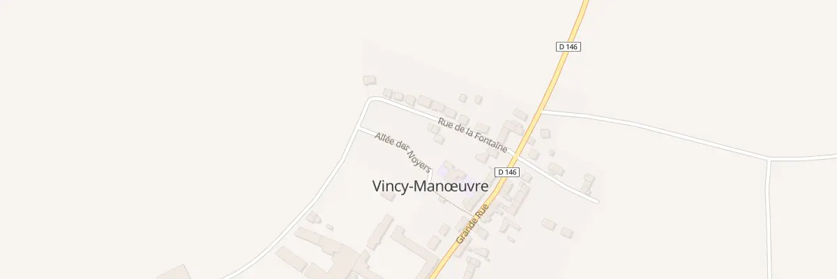 Plan du 8 All des Noyers à Vincy-Manœuvre