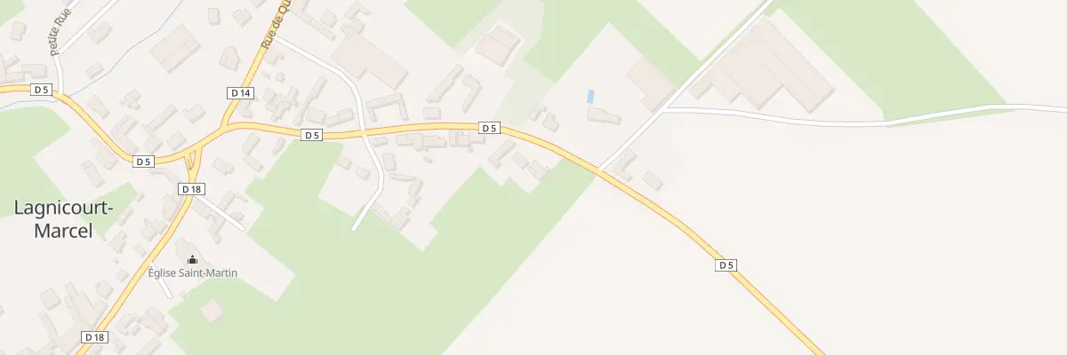 Plan du 20 Rue de Doignies à Lagnicourt-Marcel