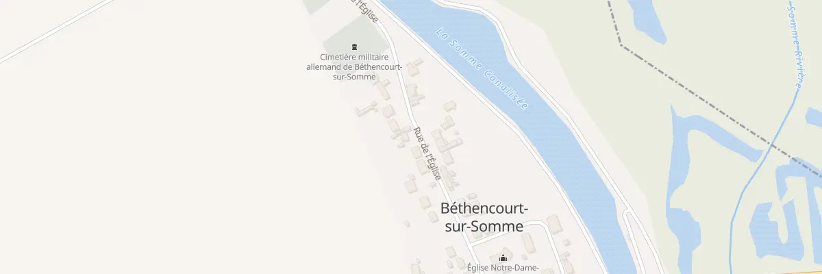 Plan du 21 Rue de l’Eglise à Béthencourt-sur-Somme