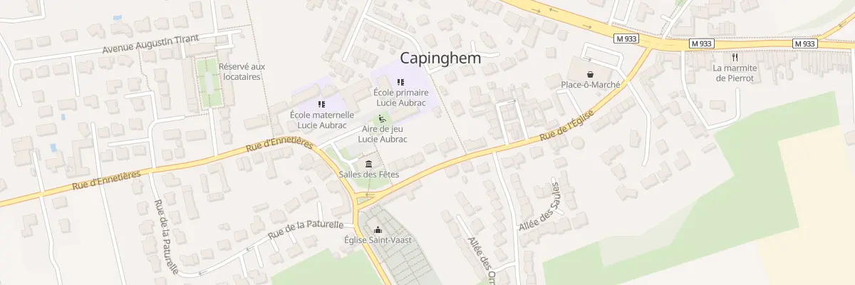 Plan du 46 Rue de l’Église à Capinghem