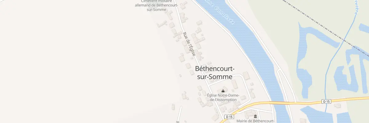 Plan du 17 Rue de l’Eglise à Béthencourt-sur-Somme