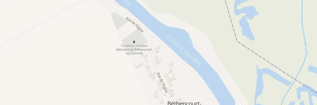 Plan du 28 Rue de l’Eglise à Béthencourt-sur-Somme