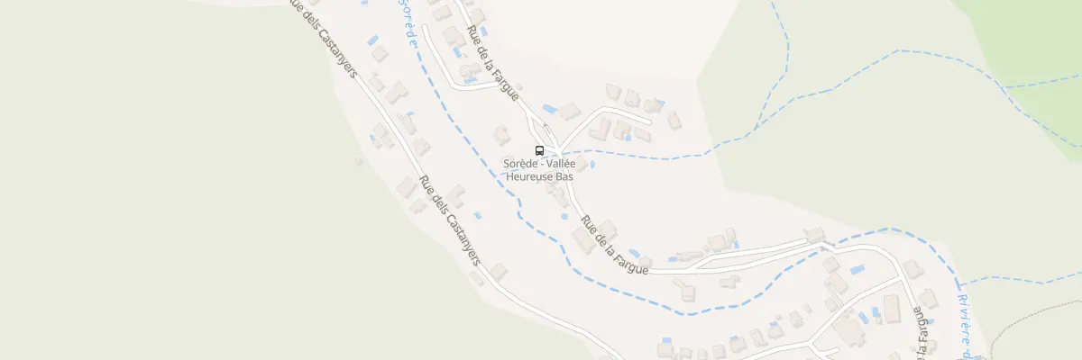 Plan du 24 Rue de la Fargue à Sorède