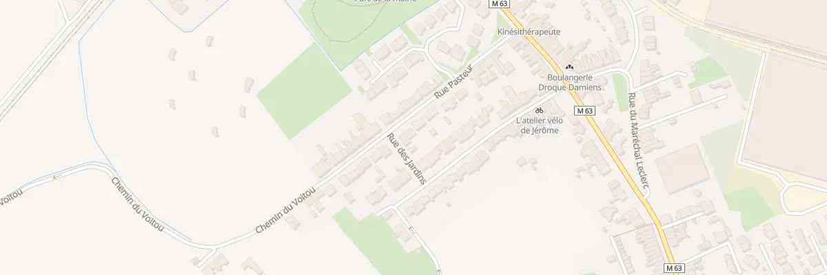 Plan du 27 Rue Pasteur à Santes