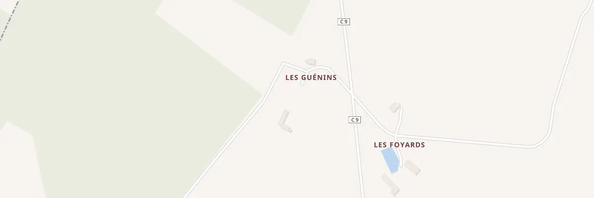 Plan du 174 Les Guenins à Saint-Privé
