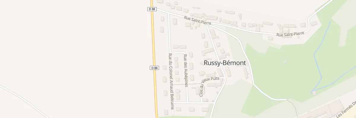 Plan du 7 Rue du Colonel Arnaud Beltrame à Russy-Bémont