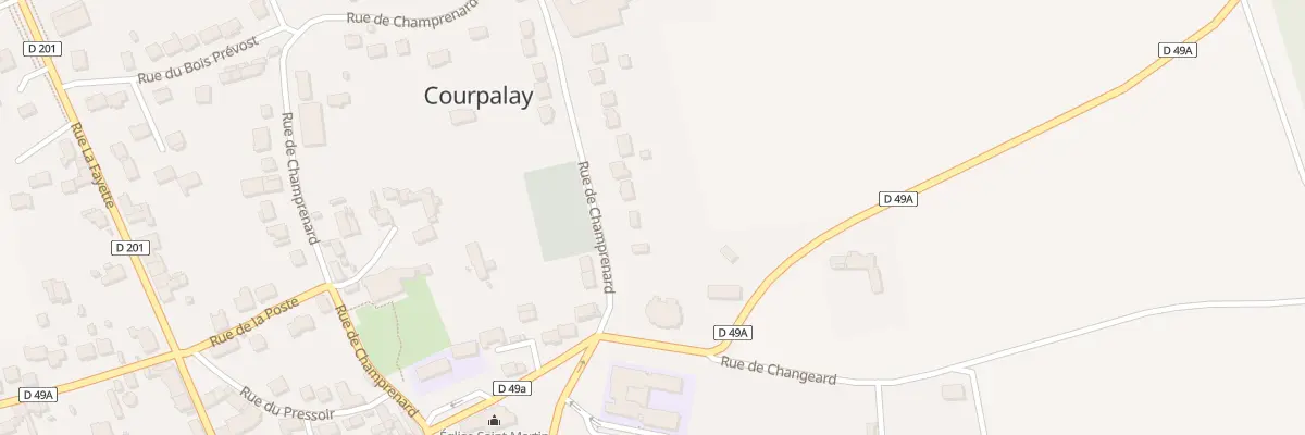 Plan du 23 Rue de Champrenard à Courpalay