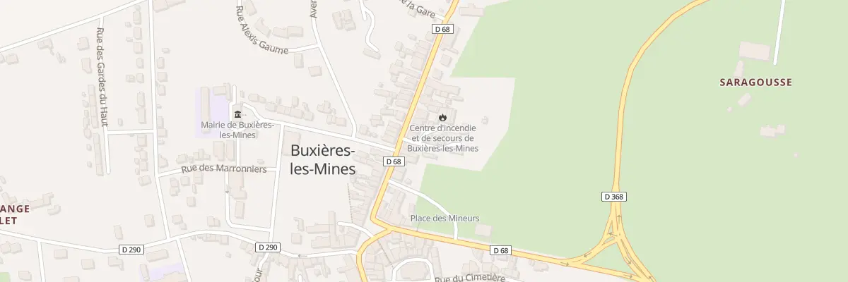 Plan du 5047 Rue Gabriel Péri à Buxières-les-Mines