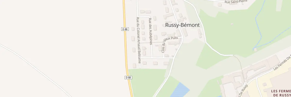 Plan du 15 Rue du Colonel Arnaud Beltrame à Russy-Bémont