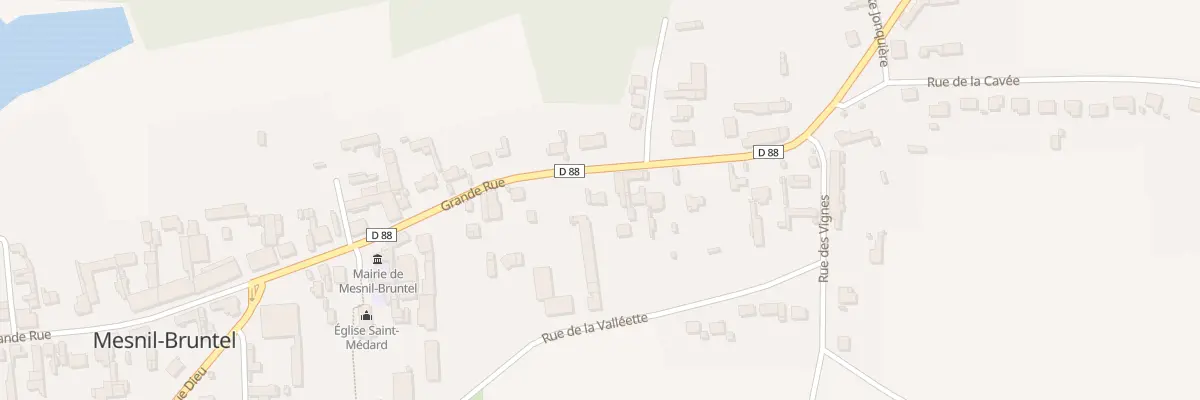 Plan du 19 Gr Grande Rue à Mesnil-Bruntel