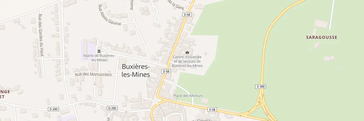 Plan du 4 Imp Gabriel Péri à Buxières-les-Mines