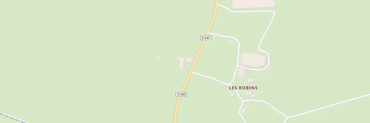 Plan du 2 Les Robins à Chappes
