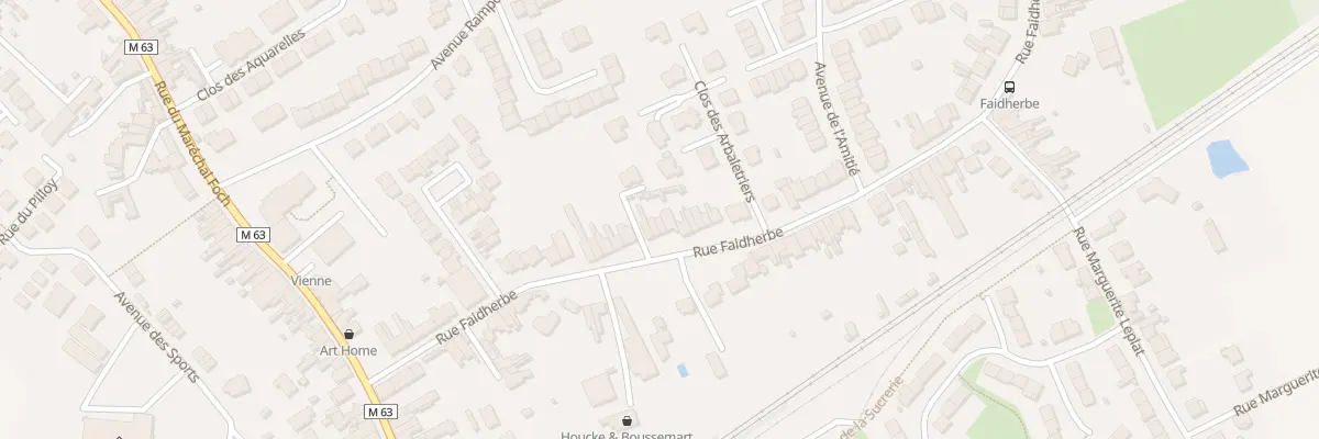 Plan du 35 Rue Faidherbe à Santes