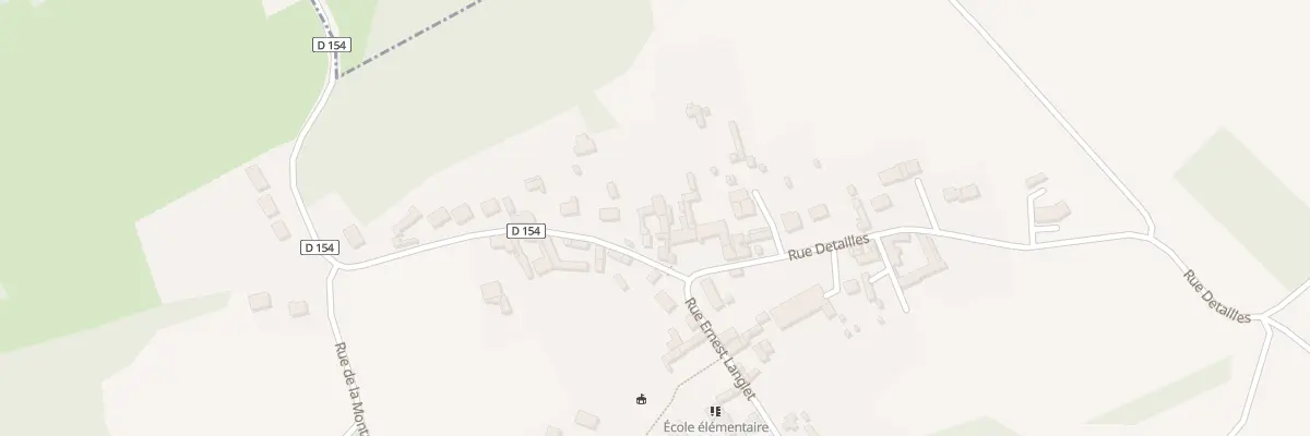 Plan du 12 Rue du Montchelle à Vauchelles