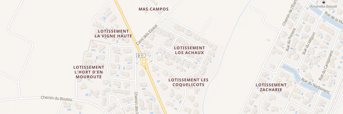 Plan du 9A Rue de l’Agouille Petite à Saint-Hippolyte