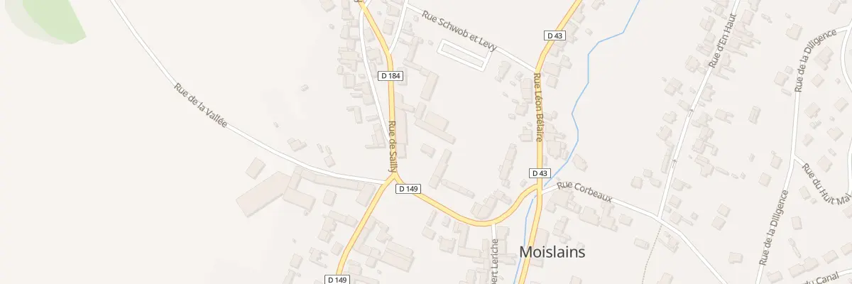 Plan du 2 Rue de Sailly à Moislains