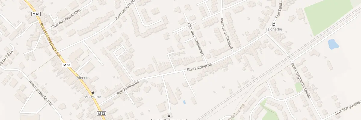 Plan du 37 Rue Faidherbe à Santes