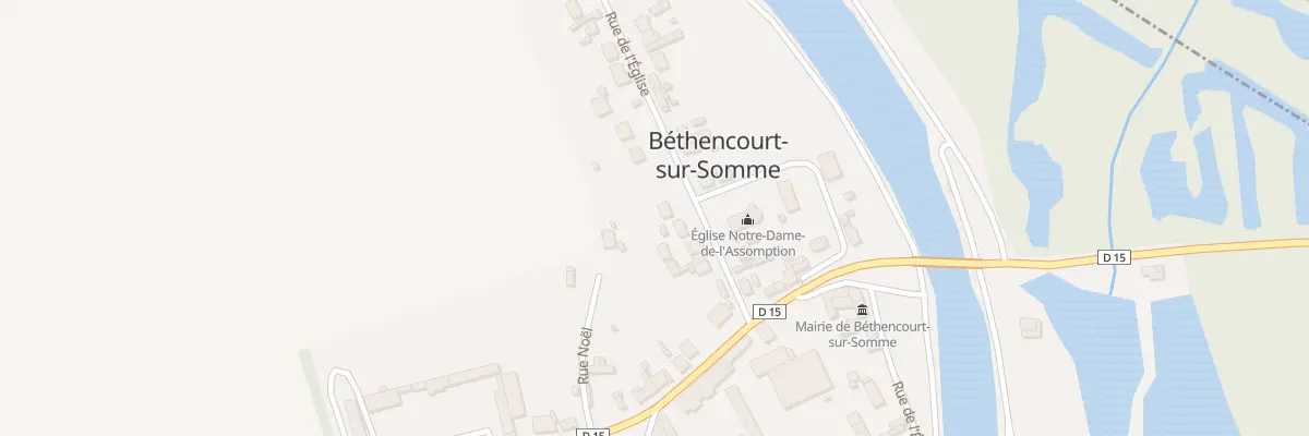 Plan du 9 Rue de l’Eglise à Béthencourt-sur-Somme