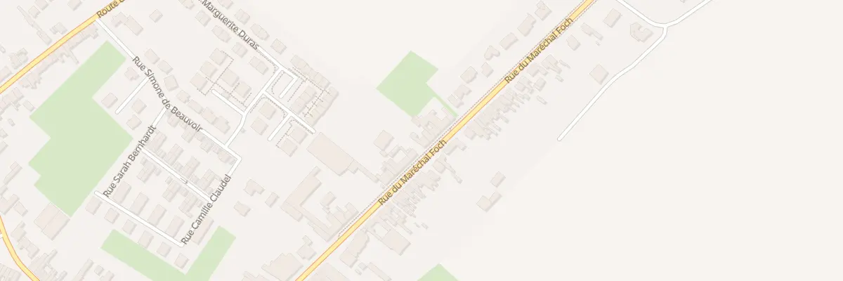 Plan du 165 Rue du Marêchal Foch à Carvin