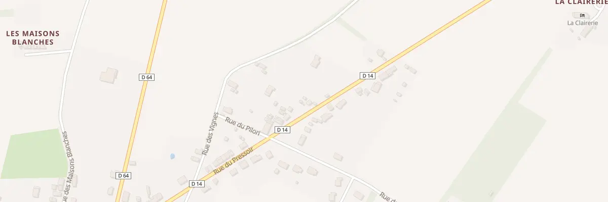 Plan du 37 Rue du Pressoir à Champcevrais