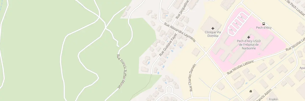 Plan du 16 Rue Gustave Fayet à Narbonne