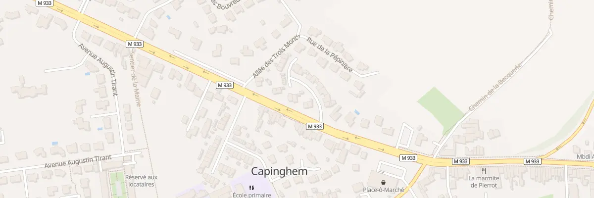 Plan du 68 Rue Poincaré à Capinghem