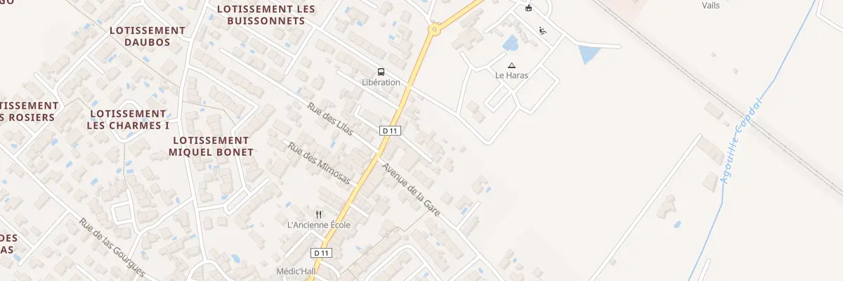 Plan du 3 Imp des Violettes à Palau-del-Vidre