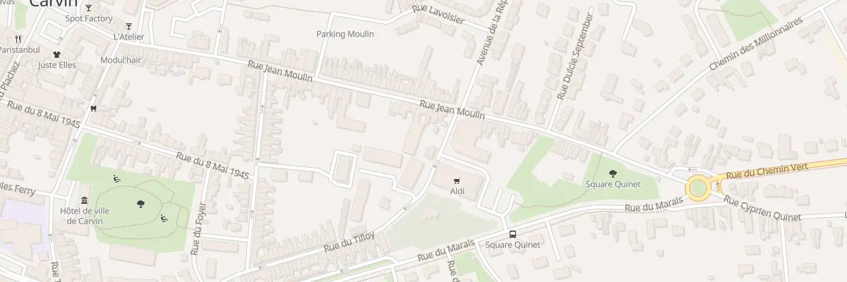 Plan du 80 Rue Jean Moulin à Carvin