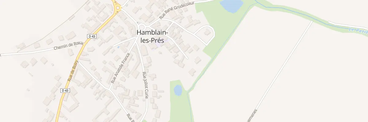 Plan du 10 Rue Jules Ferry à Hamblain-les-Prés