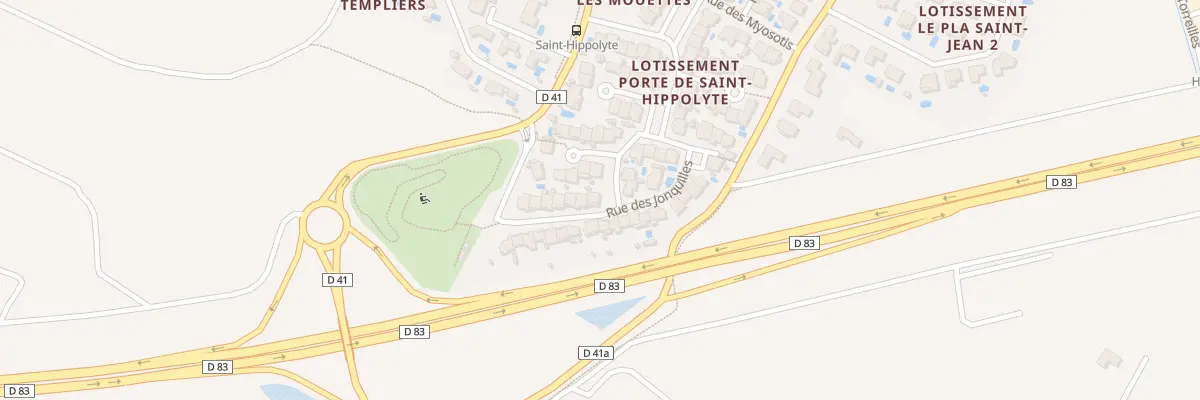 Plan du 14 Rue des Jonquilles à Saint-Hippolyte