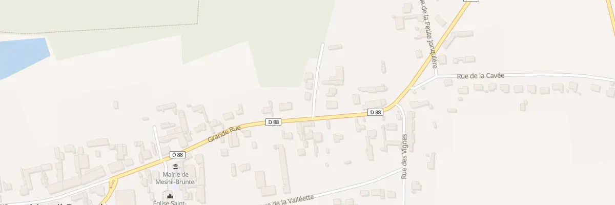 Plan du 1 Rue de la Grande Jonquiere à Mesnil-Bruntel