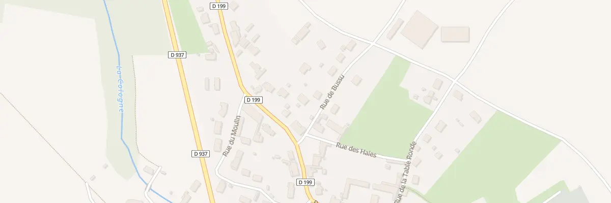 Plan du 9000 Rue de Bussu à Doingt