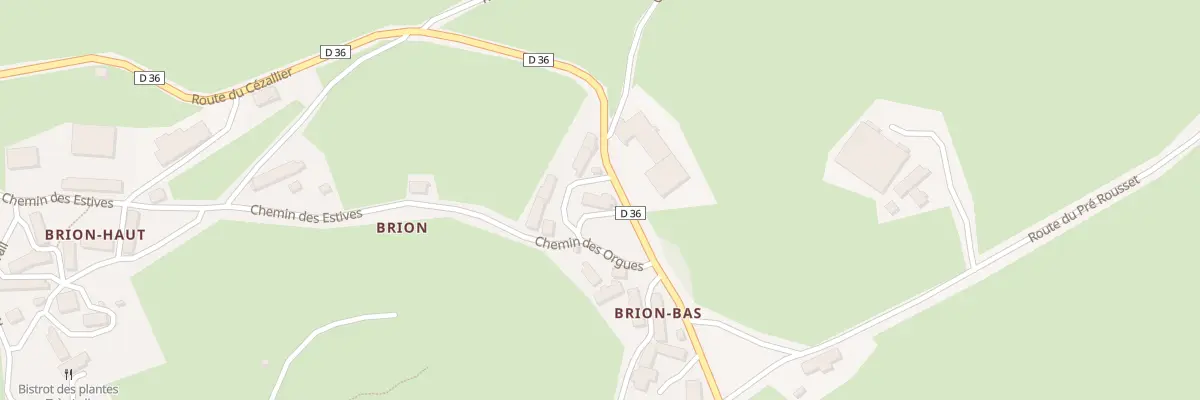 Plan du 5151 Brion Bas à Compains