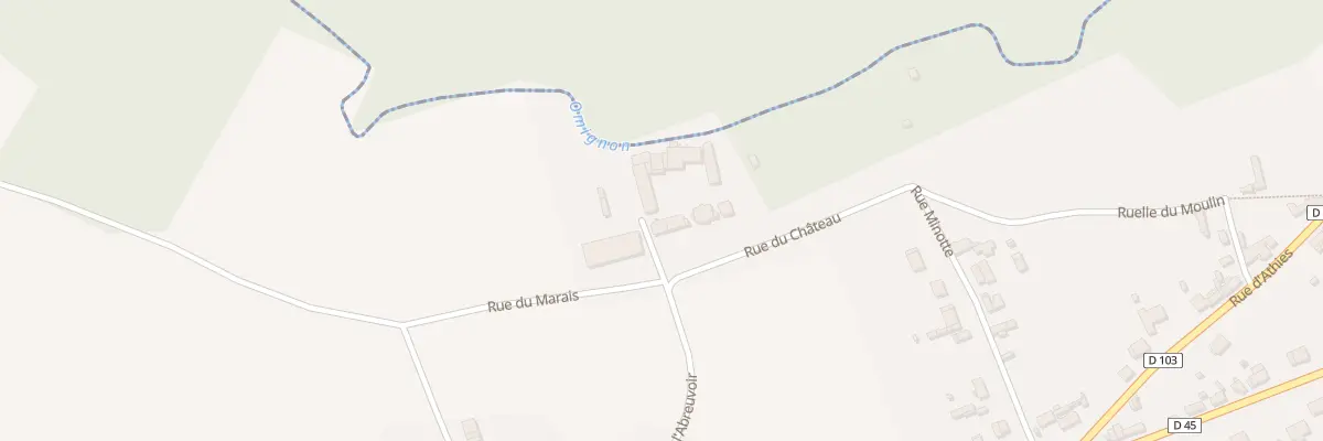 Plan du 7 Rue de l’Abreuvoir à Athies