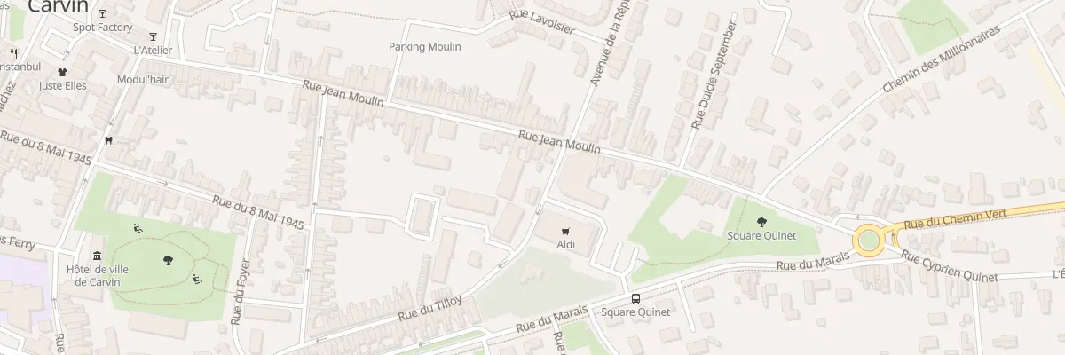 Plan du 82 Rue Jean Moulin à Carvin