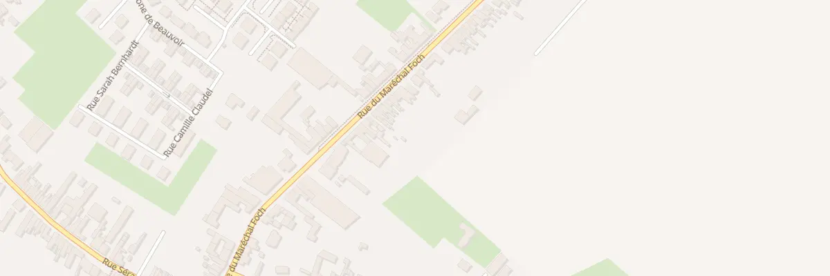 Plan du 156 Rue du Marêchal Foch à Carvin