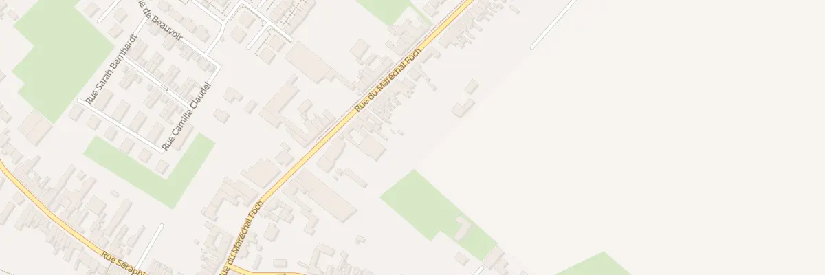 Plan du 154 Rue du Marêchal Foch à Carvin