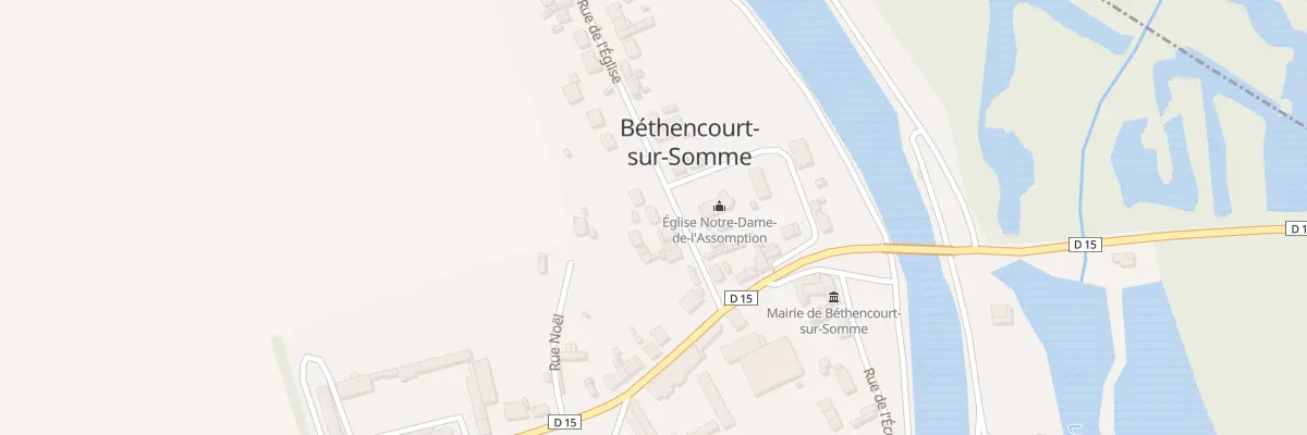 Plan du 7 Rue de l’Eglise à Béthencourt-sur-Somme