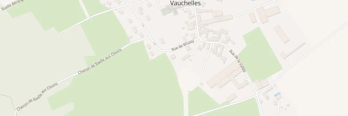 Plan du 170 Rue de Brussy à Vauchelles