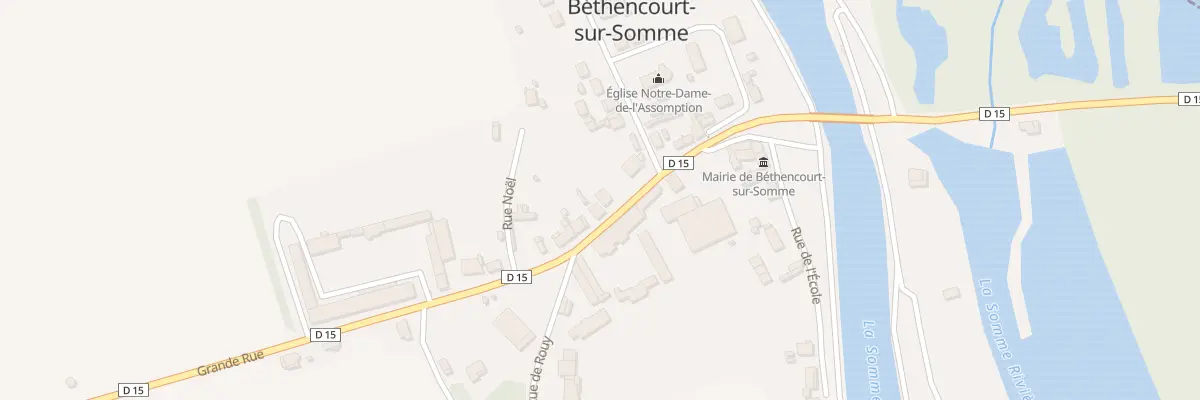 Plan du 8 Gr Grande Rue à Béthencourt-sur-Somme