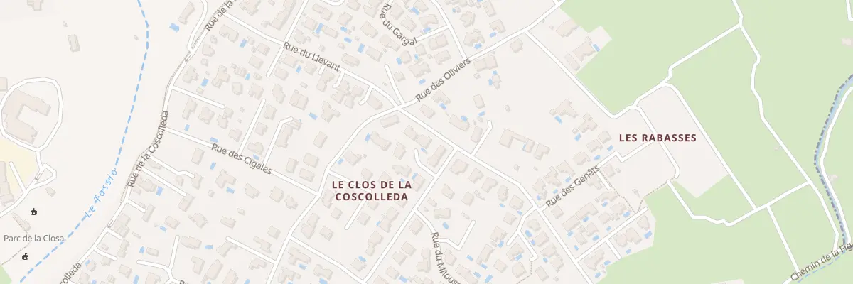 Plan du 29 Rue de la Cote Vermeille à Sorède