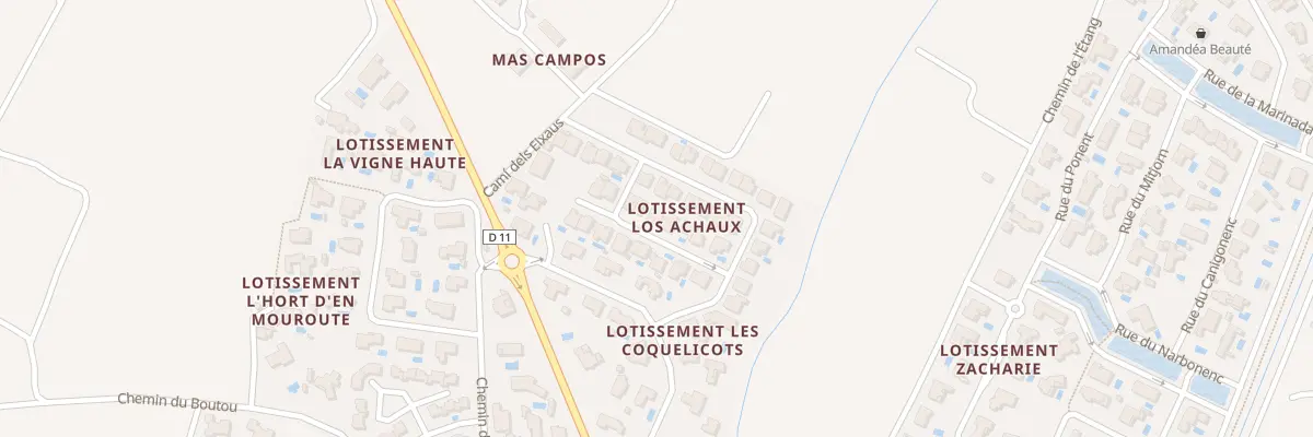 Plan du 10 Rue de l’Agouille Petite à Saint-Hippolyte