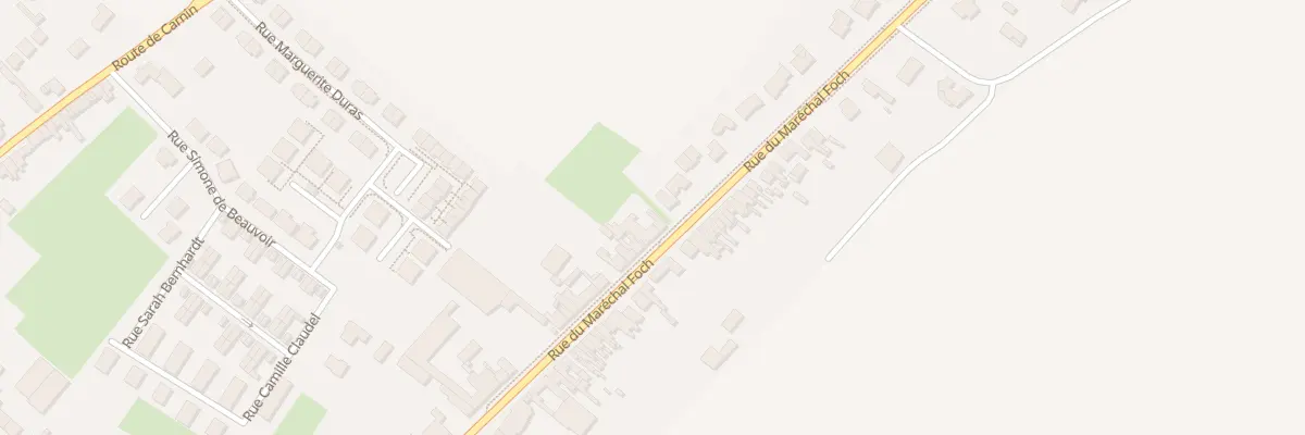 Plan du 171 Rue du Marêchal Foch à Carvin