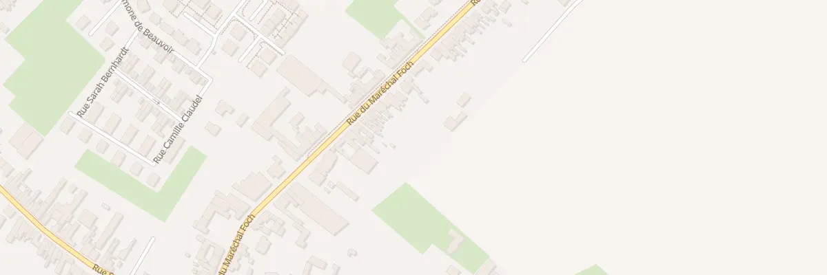 Plan du 162 Rue du Marêchal Foch à Carvin