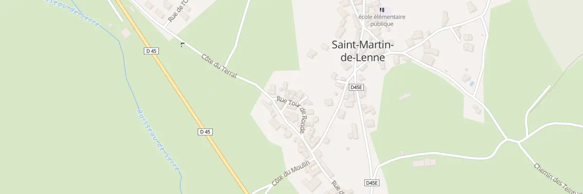 Plan du 7 Rue du Tour de Ronde à Saint-Martin-de-Lenne