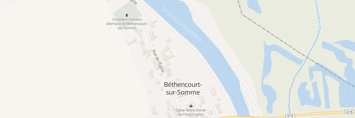 Plan du 16 Rue de l’Eglise à Béthencourt-sur-Somme