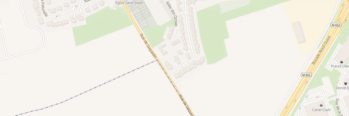 Plan du 36 Rue des Trois Chênes à Capinghem