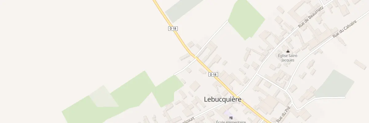 Plan du 4 Rue du Moulin à Lebucquière