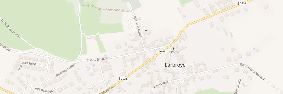 Plan du 78 Rue du Jeu d’Arc à Larbroye